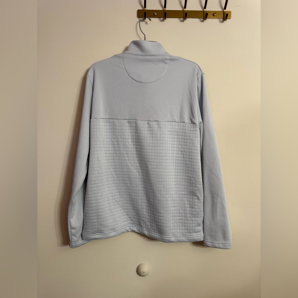 Callaway Gray Men's Quarter Zip UV 50 Sun Protection Pullover Medium M - Picture 4 of 4